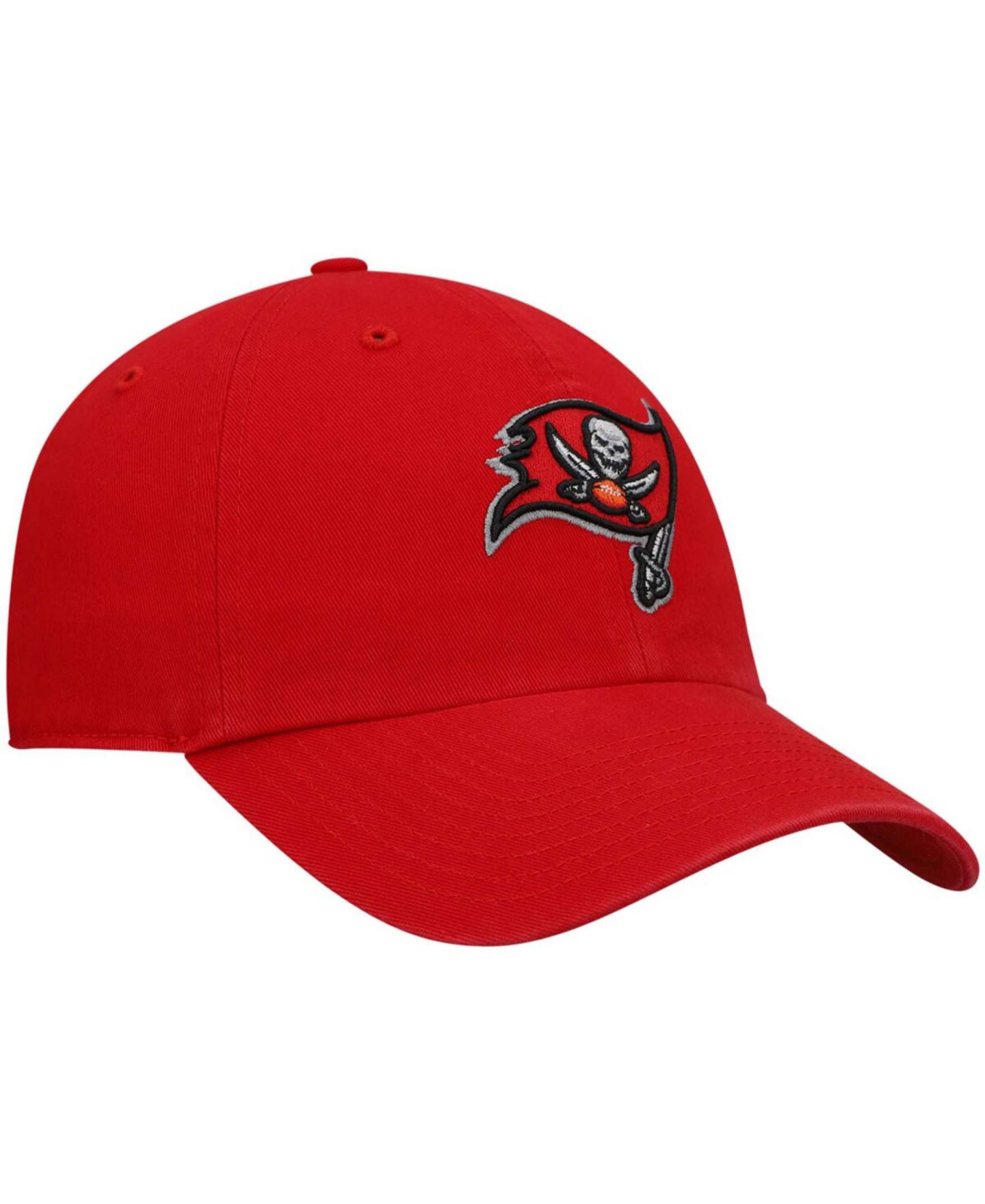 Мужская кепка '47 Brand Red Tampa Bay Buccaneers Primary Logo Clean Up Adjustable Hat — фото 4