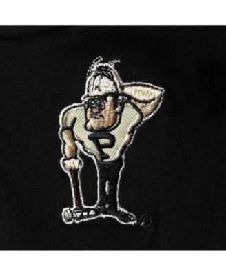 Toddler Boys and Girls Black, Heathered Gray Purdue Boilermakers Poppies Hoodie and Sweatpants Set, Pack of 2