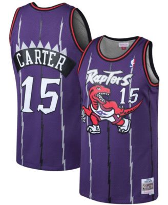 Men's Vince Carter Purple Toronto Raptors 1998-99 Hardwood Classics Swingman Jersey