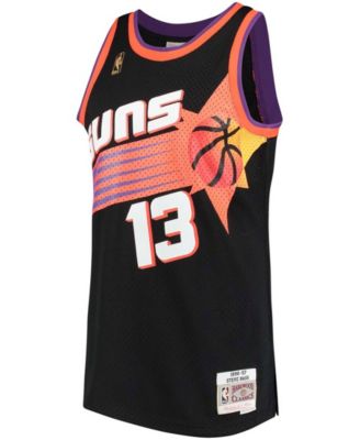 Men's Steve Nash Black Phoenix Suns 1996-97 Hardwood Classics Swingman Jersey