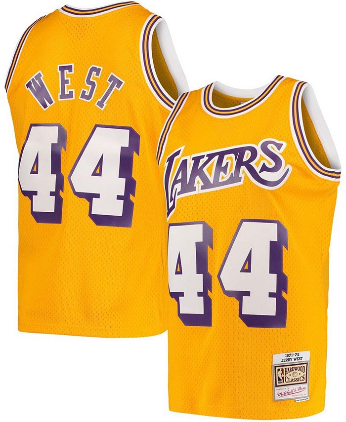Mitchell & Ness Men's Jerry West Los Angeles Lakers Hardwood Classic Player  T-Shirt - Macy's