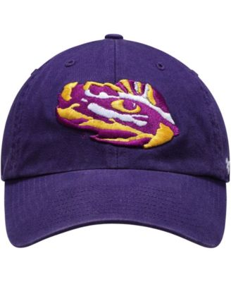 Men's Purple LSU Tigers Team Clean Up Adjustable Hat