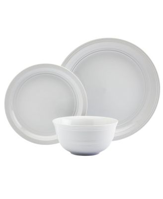 Tabletops Unlimited Farmhouse White 12 Pc. Dinnerware Set, Service for 4