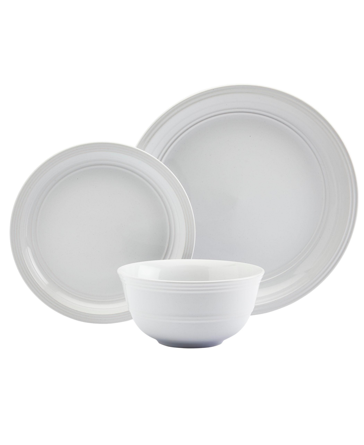 Farmhouse12 Pc. Dinnerware Set, Service for 4 - White