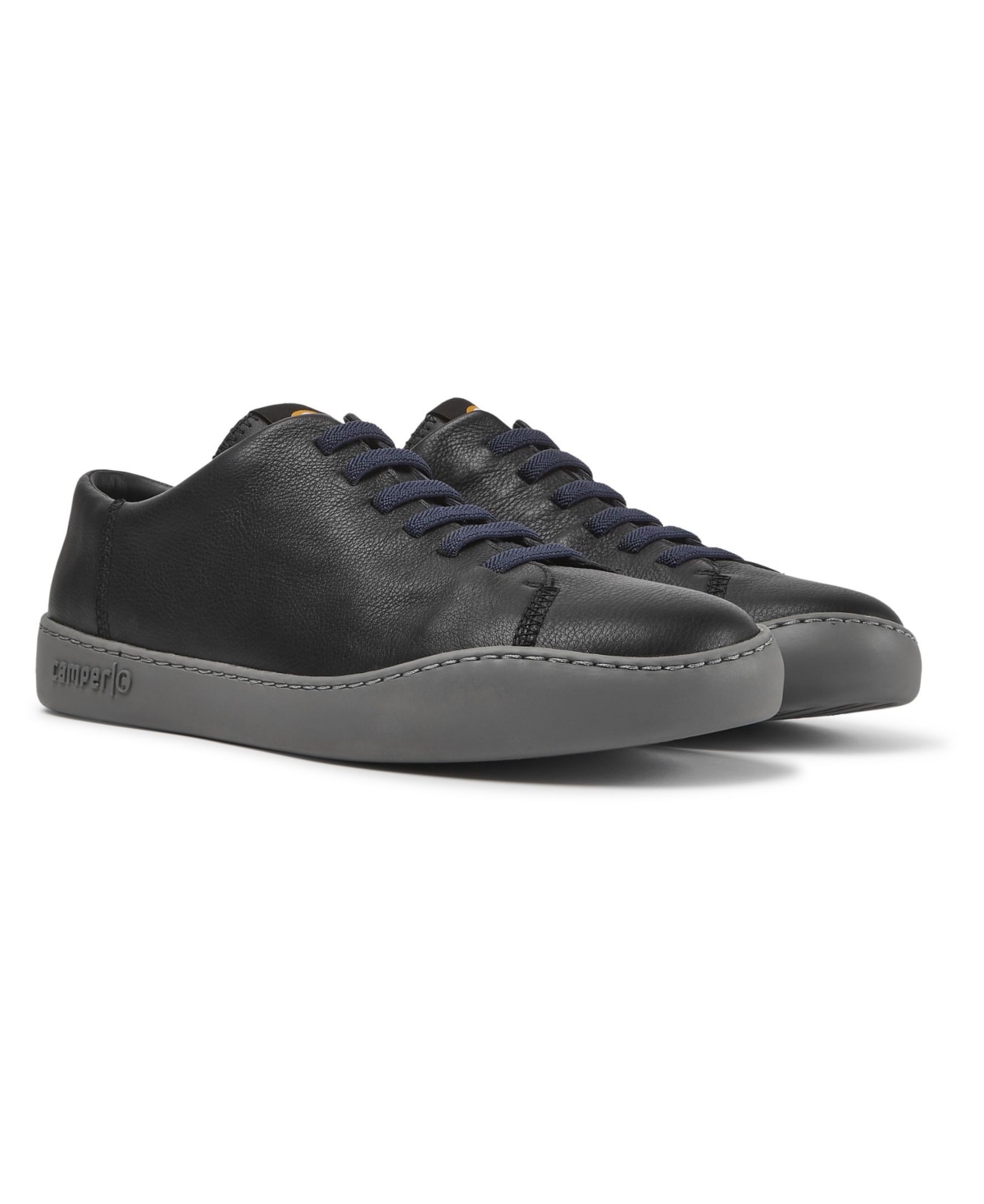 Men's Peu Touring Leather Sneakers - Black