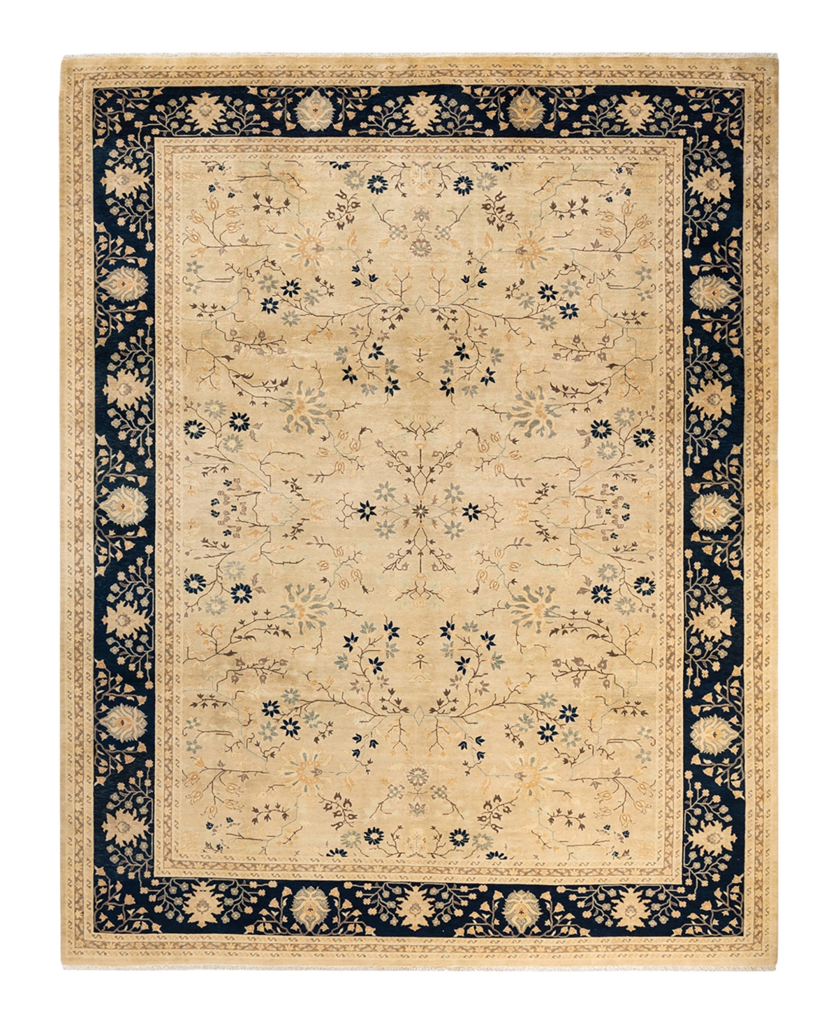 Closeout! Adorn Hand Woven Rugs Mogul M1462 8'10in x 12' Area Rug - Ivory