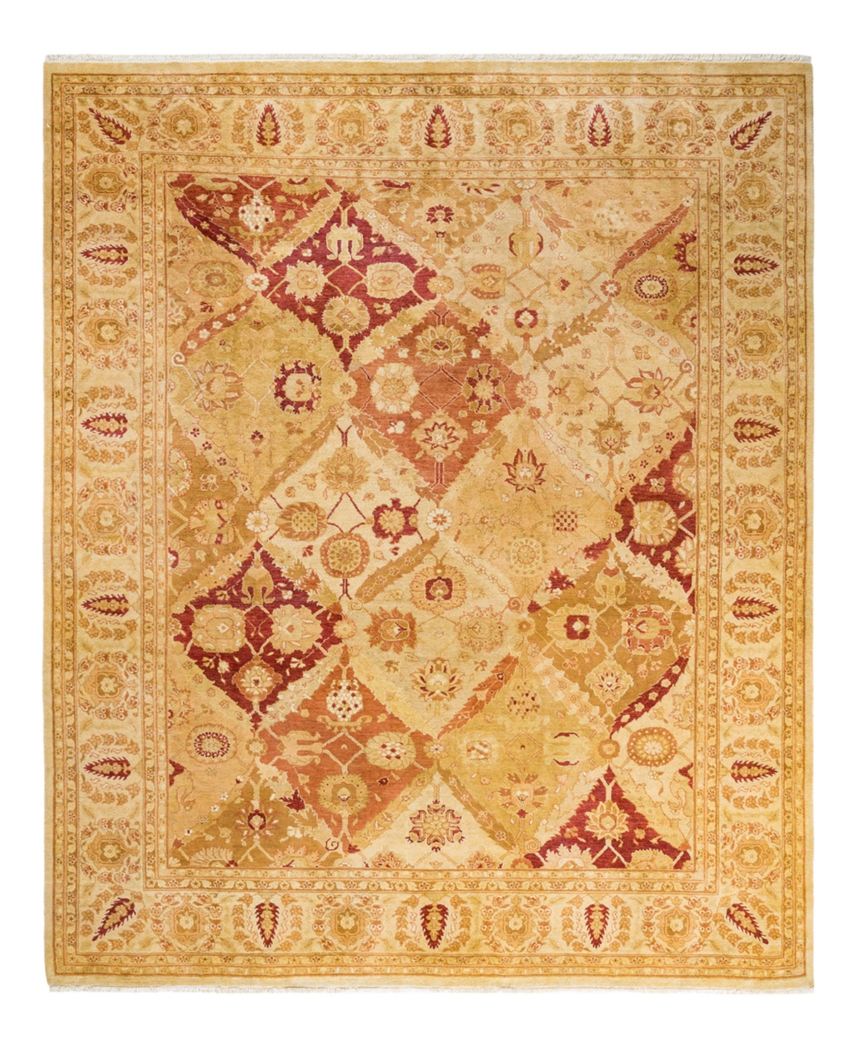Closeout! Adorn Hand Woven Rugs Eclectic M1420 8'4in x 10'4in Area Rug - Ivory