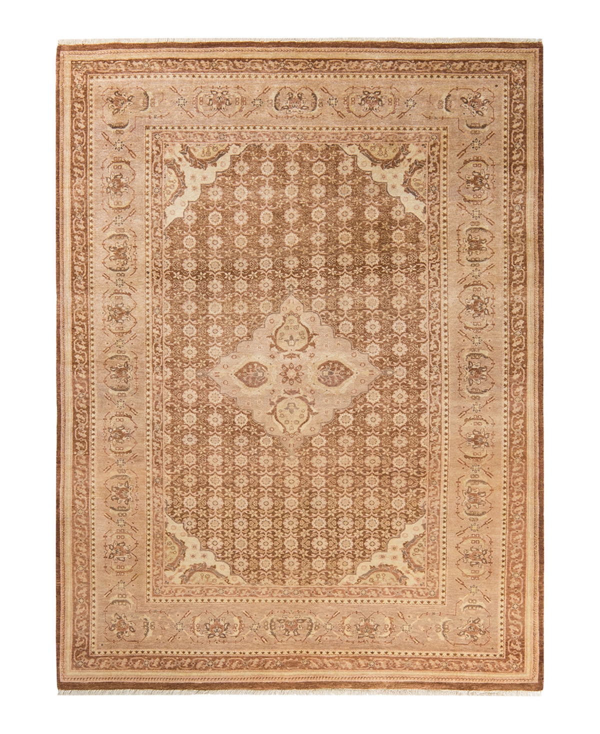 Closeout! Adorn Hand Woven Rugs Mogul M1450 6'1in x 8'6in Area Rug - Yellow
