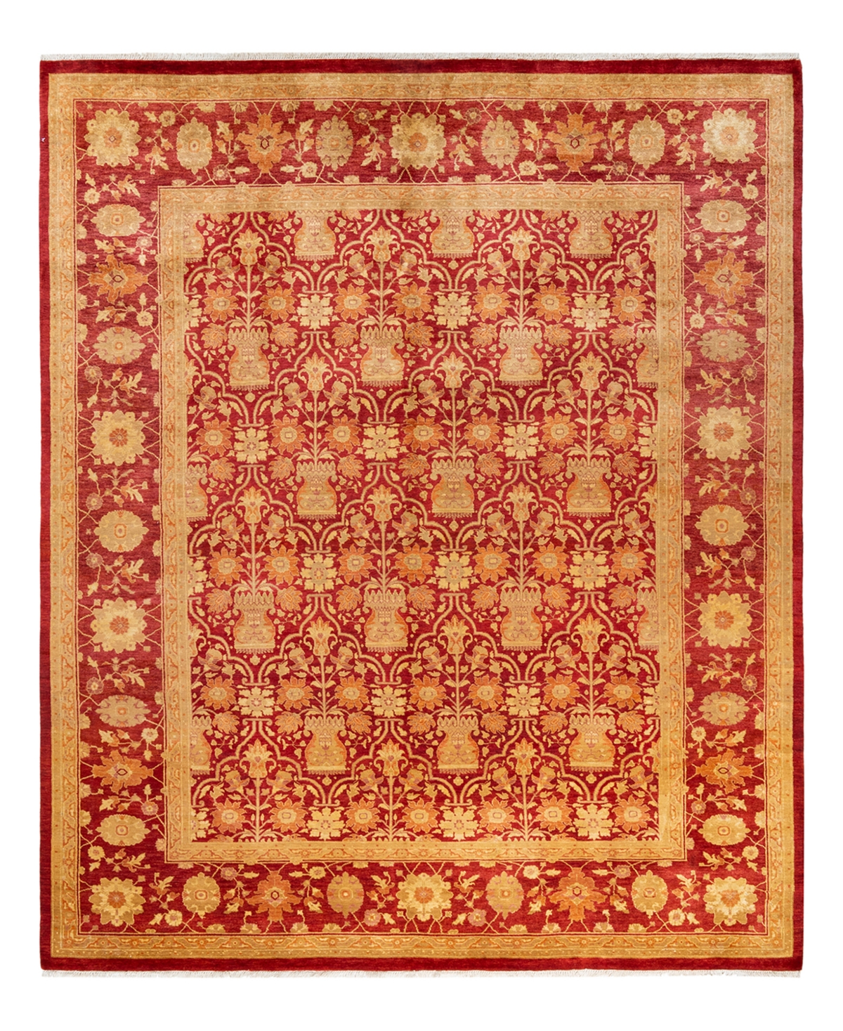 Closeout! Adorn Hand Woven Rugs Eclectic M1540 8'3in x 10'1in Area Rug - Red
