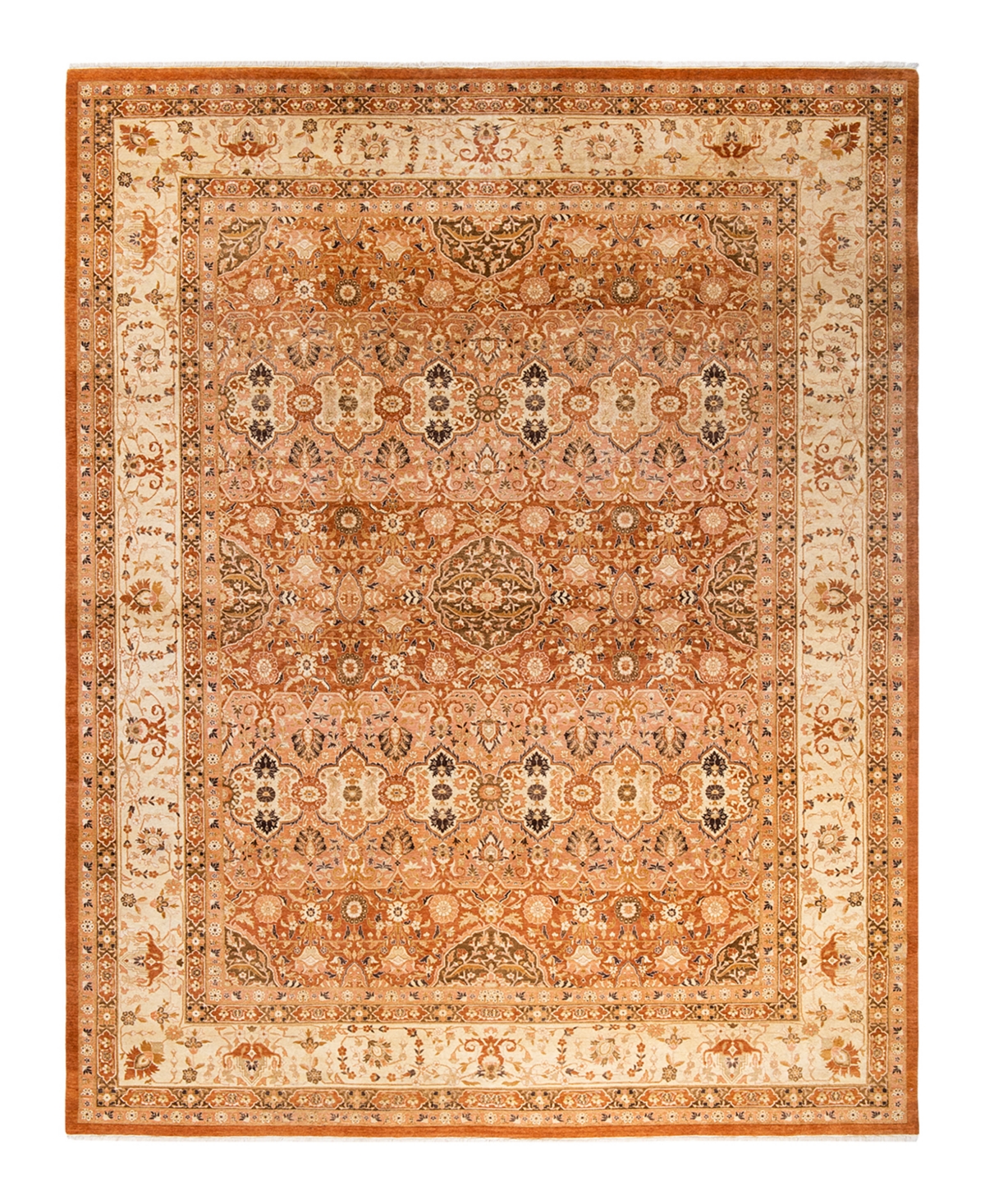 Closeout! Adorn Hand Woven Rugs Mogul M1540 9'1in x 11'10in Area Rug - Brown