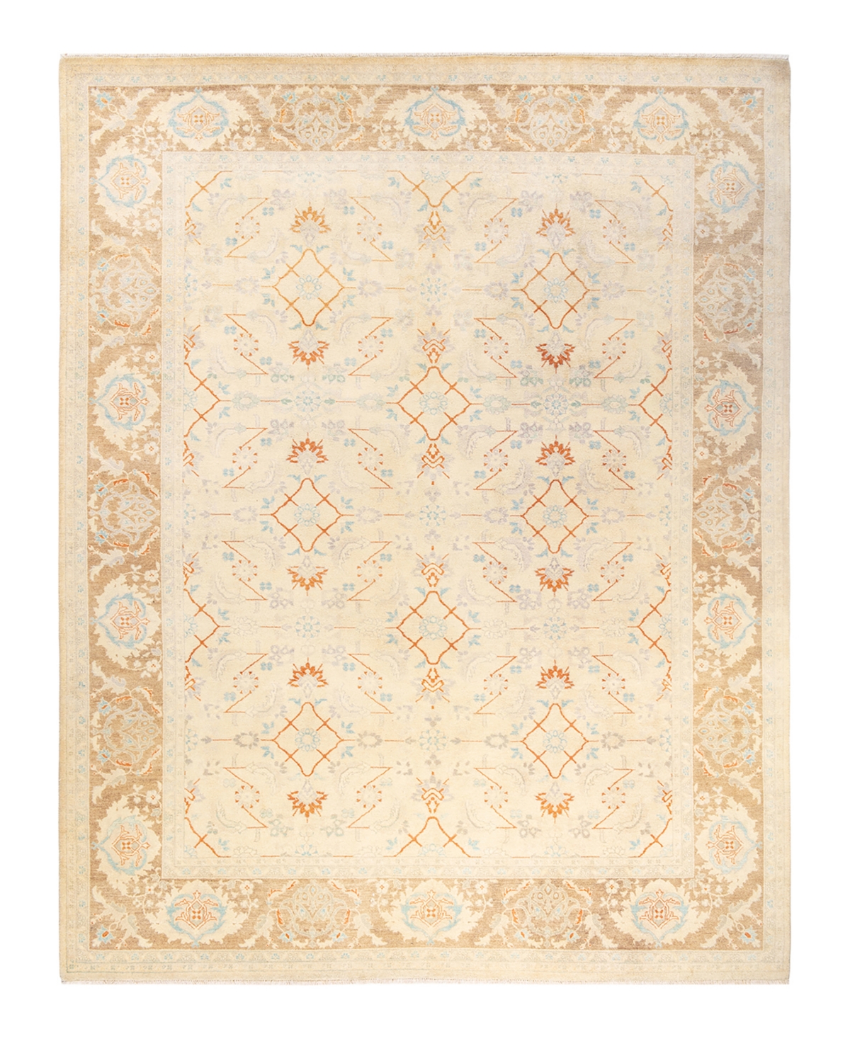 Closeout! Adorn Hand Woven Rugs Eclectic M1561 9'1in x 11'9in Area Rug - Ivory