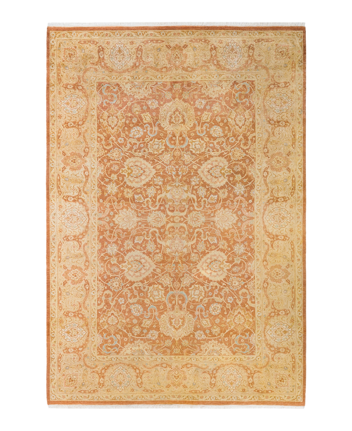 Closeout! Adorn Hand Woven Rugs Mogul M1605 6'1in x 8'10in Area Rug - Brown