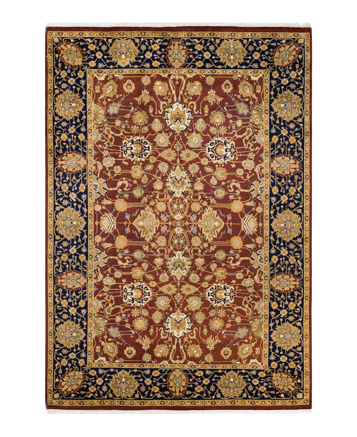 Closeout! Adorn Hand Woven Rugs Mogul M1795 6'2in x 8'10in Area Rug - Red