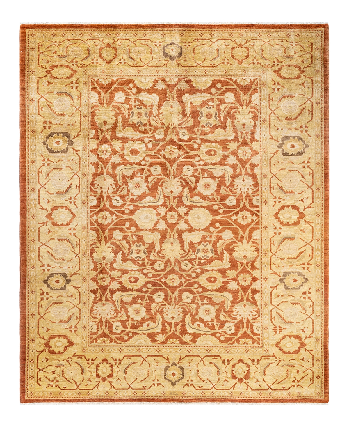 Closeout! Adorn Hand Woven Rugs Eclectic M1323 9'2in x 11'3in Area Rug - Caramel