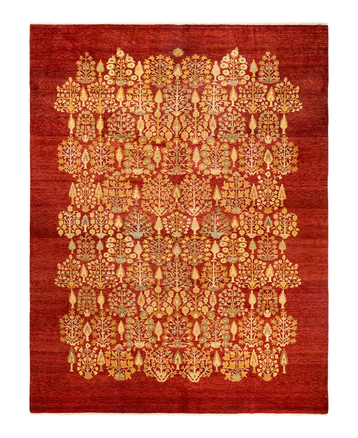 Closeout! Adorn Hand Woven Rugs Eclectic M1500 9' x 11'10in Area Rug - Red