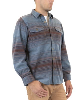 men's fleece button down shirts