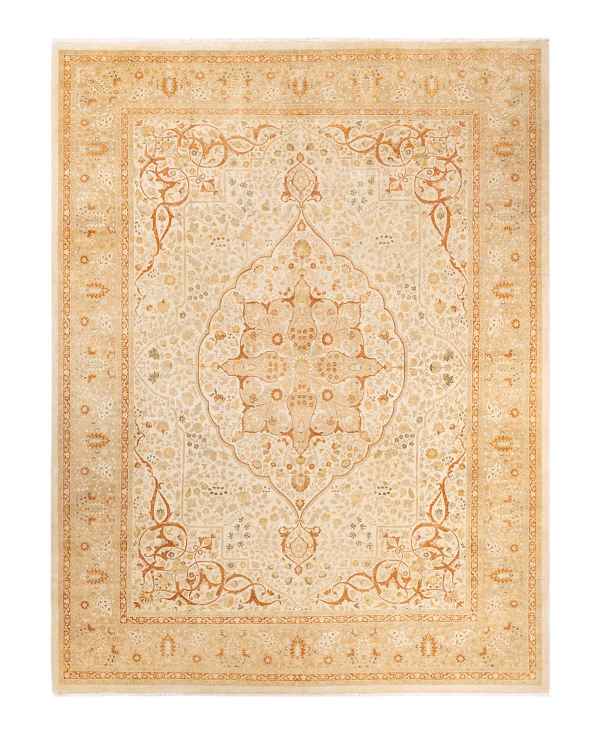 Closeout! Adorn Hand Woven Rugs Mogul M1503 9'2in x 12'1in Area Rug - Ivory
