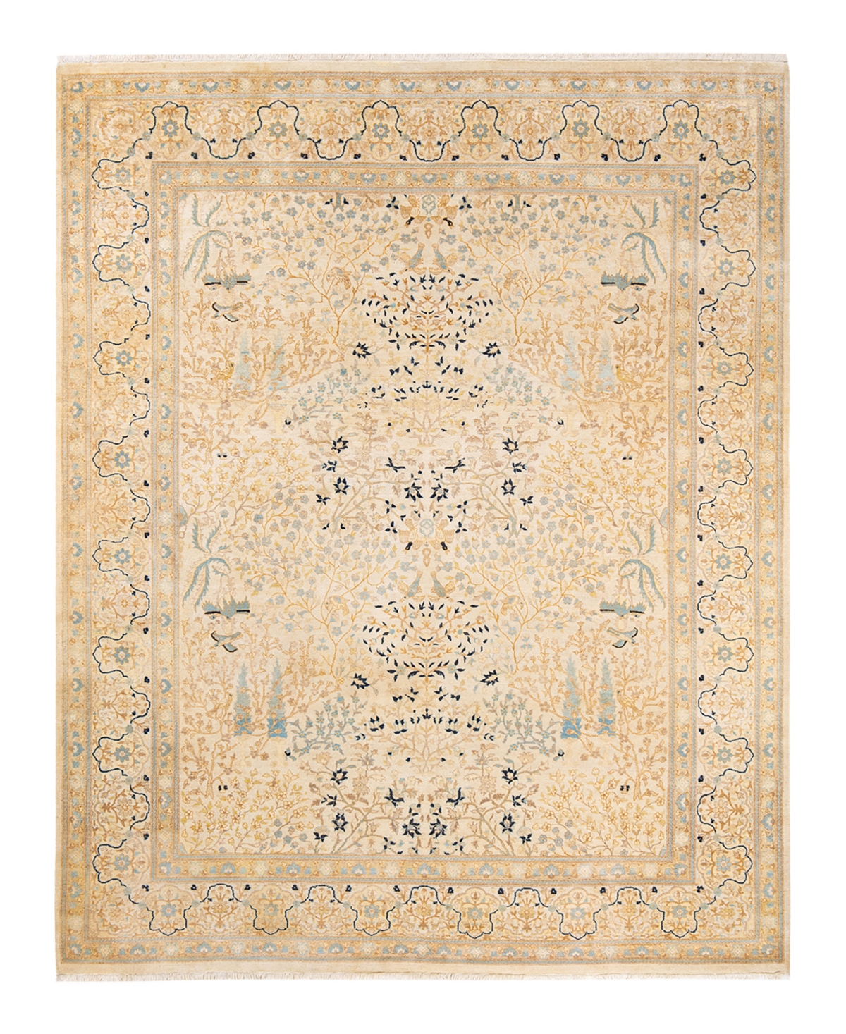 Closeout! Adorn Hand Woven Rugs Mogul M1567 8'2in x 10'3in Area Rug - Ivory