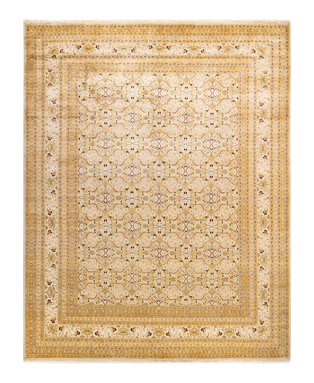Closeout! Adorn Hand Woven Rugs Mogul M1346 9'2in x 11'9in Area Rug - Ivory