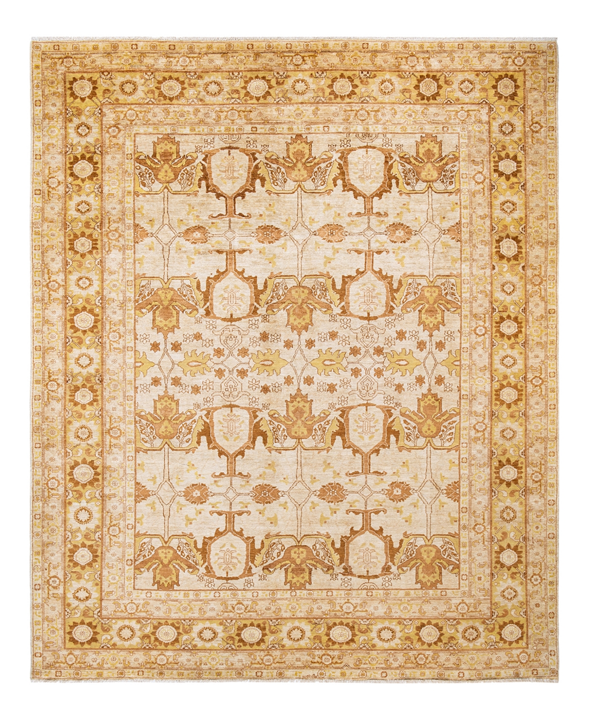 Closeout! Adorn Hand Woven Rugs Eclectic M1466 9'2in x 11'4in Area Rug - Ivory