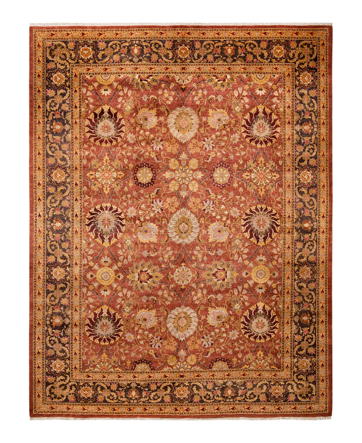 Closeout! Adorn Hand Woven Rugs Eclectic M1504 9'2in x 12'1in Area Rug - Pink
