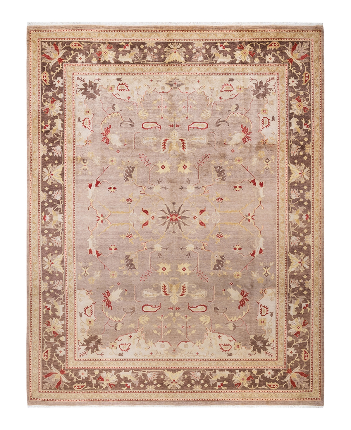 Closeout! Adorn Hand Woven Rugs Eclectic M1457 9'4in x 12'2in Area Rug - Beige