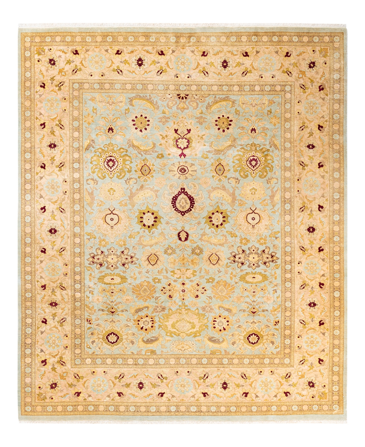 Closeout! Adorn Hand Woven Rugs Mogul M1251 8'2in x 10'1in Area Rug - Mist