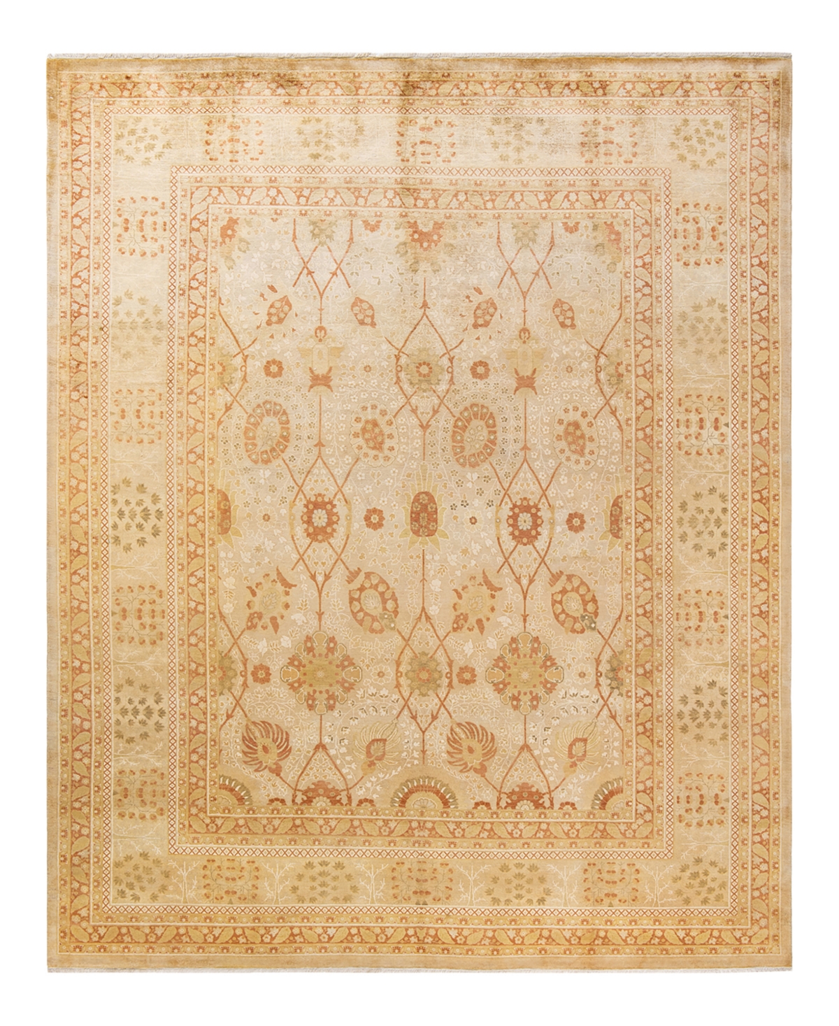 Closeout! Adorn Hand Woven Rugs Mogul M1603 8'3in x 10'3in Area Rug - Ivory
