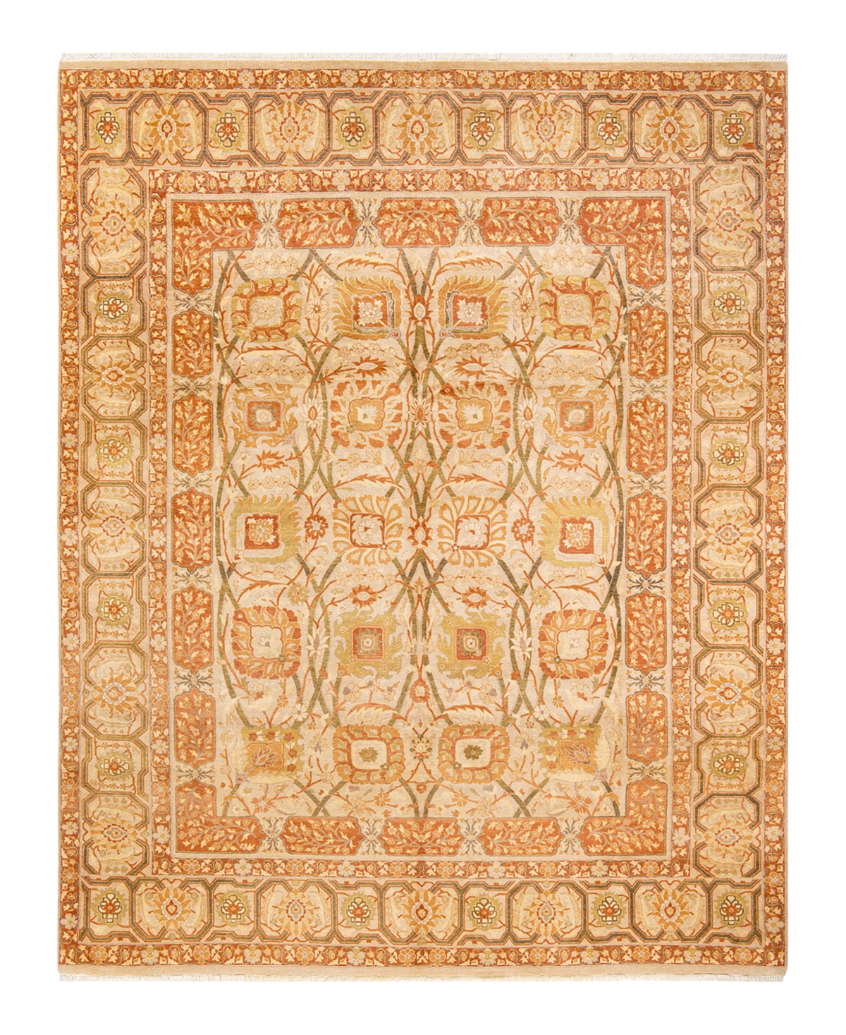 Closeout! Adorn Hand Woven Rugs Mogul M1508 7'10in x 10'2in Area Rug - Ivory