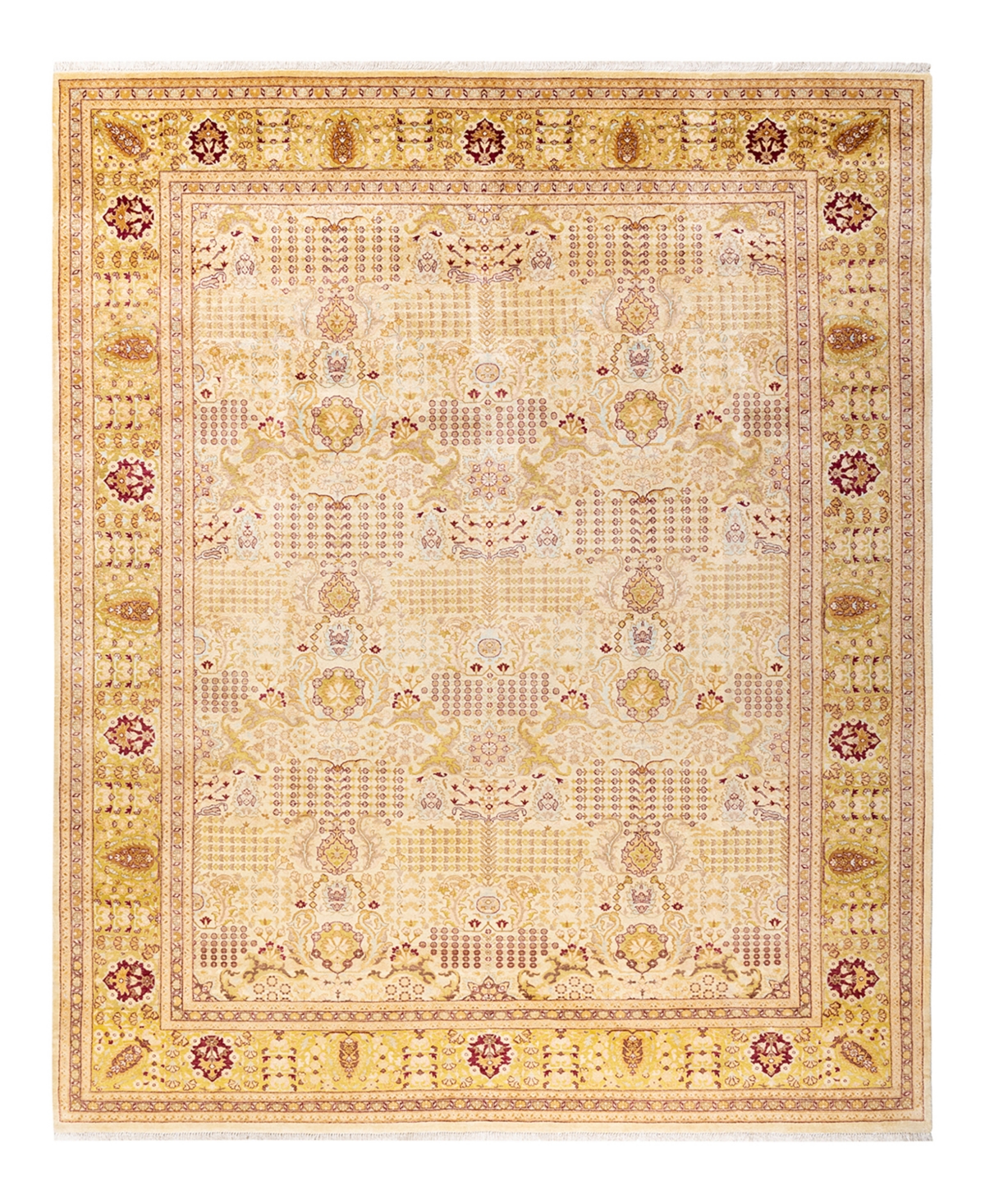 Closeout! Adorn Hand Woven Rugs Mogul M1226 8'1in x 10'3in Area Rug - Ivory