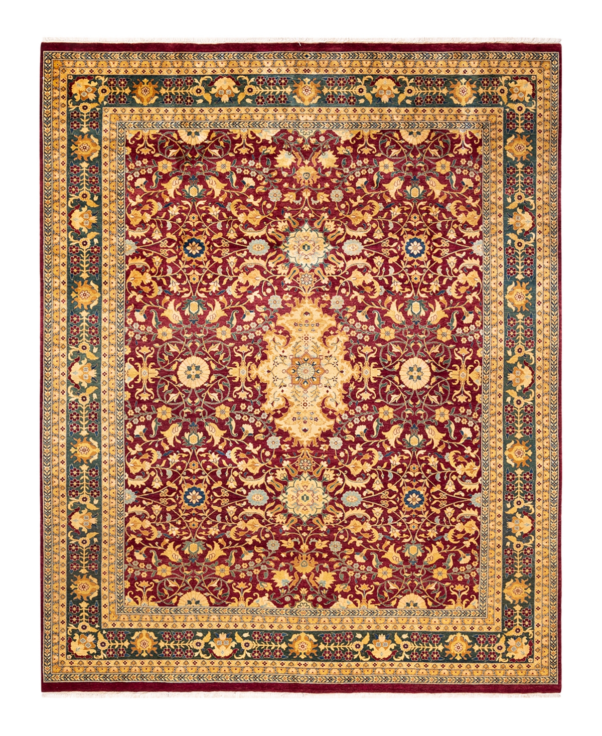 Closeout! Adorn Hand Woven Rugs Mogul M1462 7'10in x 10'2in Area Rug - Red