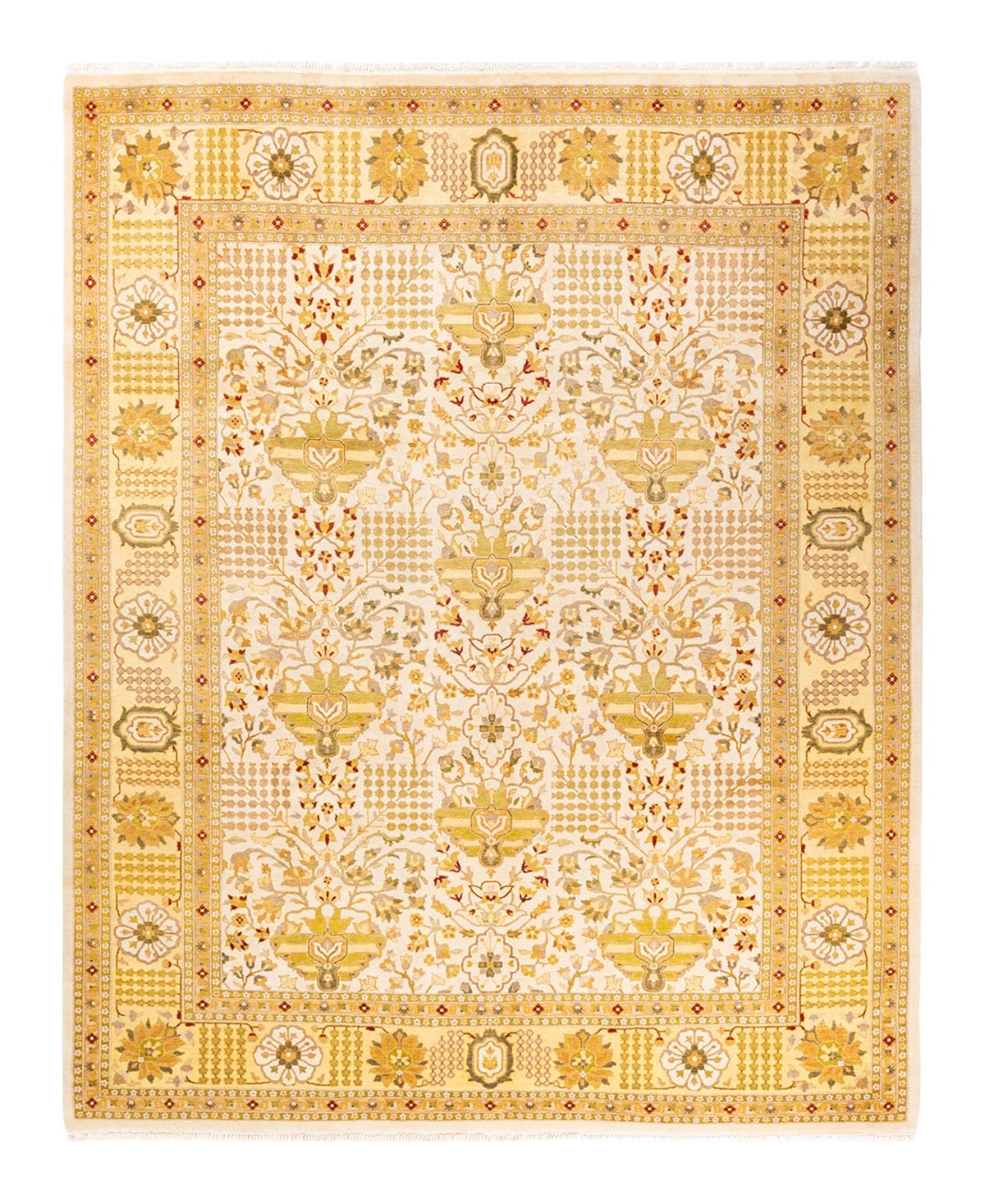 Closeout! Adorn Hand Woven Rugs Mogul M1405 8'1in x 10'2in Area Rug - Ivory