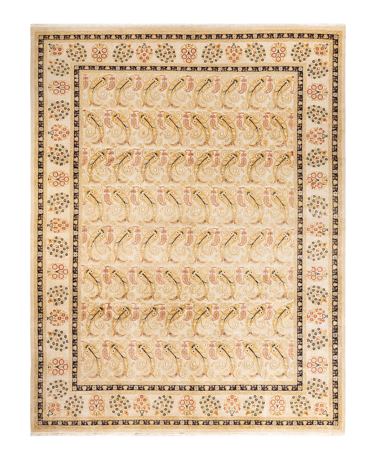 Closeout! Adorn Hand Woven Rugs Eclectic M1457 9'2in x 12'1in Area Rug - Ivory
