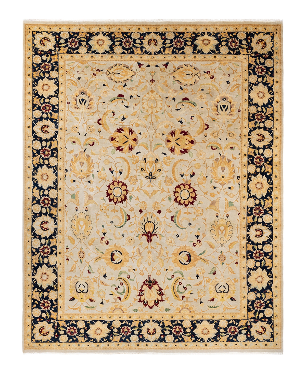 Closeout! Adorn Hand Woven Rugs Mogul M1440 9' x 11'10in Area Rug - Ivory