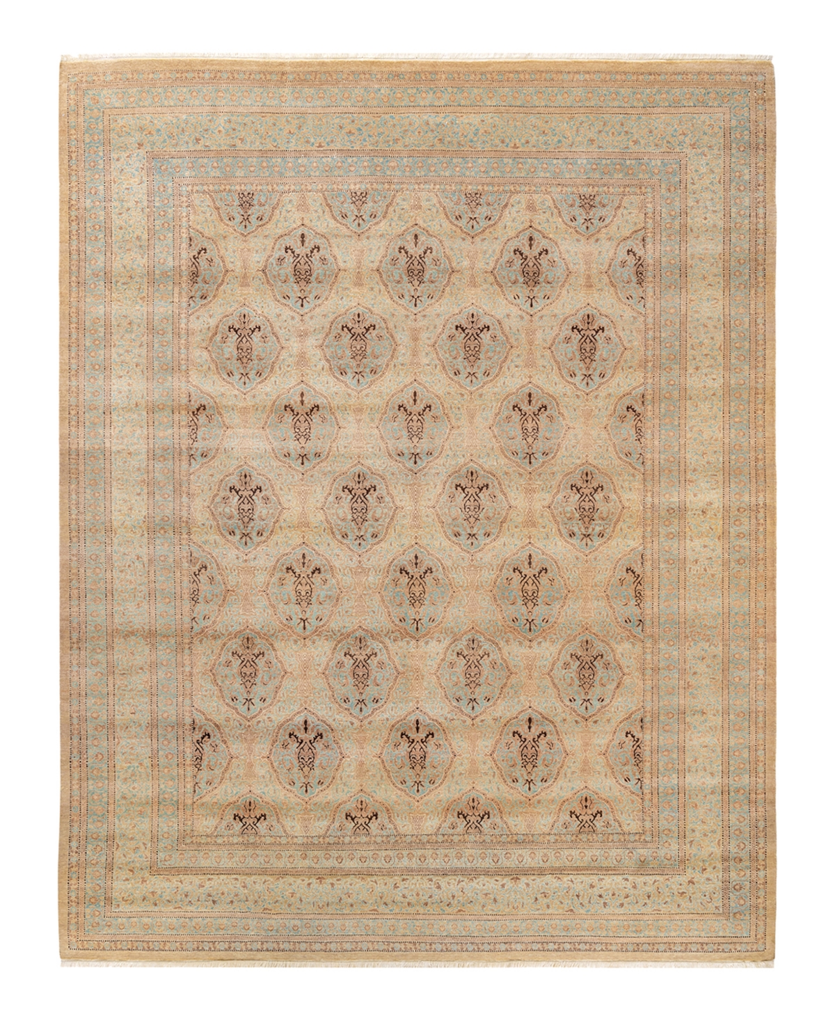 Closeout! Adorn Hand Woven Rugs Mogul M1602 8'3in x 10'8in Area Rug - Ivory