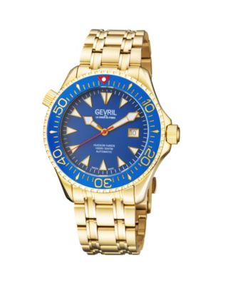 Gevril Men's Hudson Yards 48805 Swiss Automatic Bracelet Watch 45
