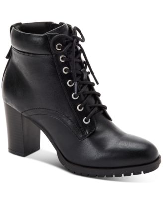 macys womens lace up boots