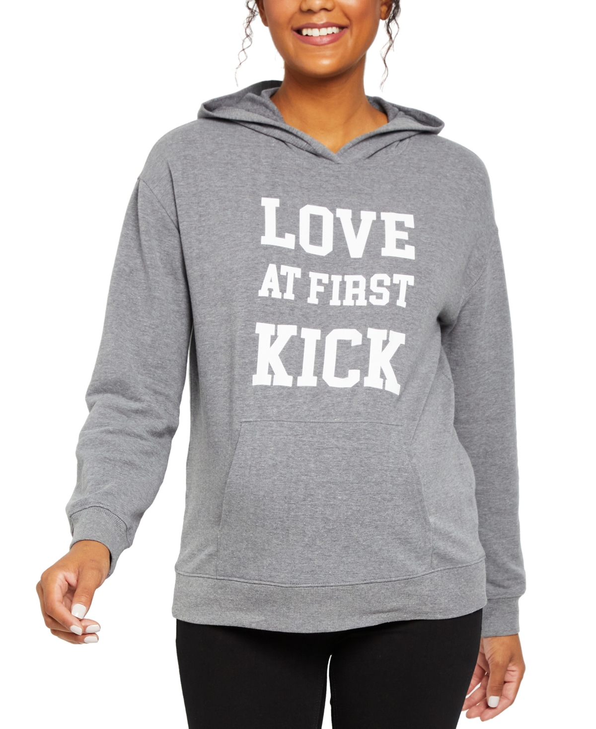  Motherhood Maternity Plus Size Love at First Kick Maternity Sweatshirt