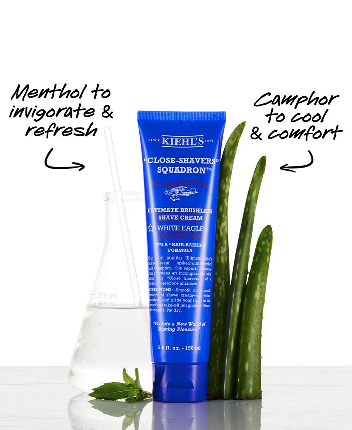 Kiehl's Since 1851 Ultimate Brushless Shave Cream with Menthol White