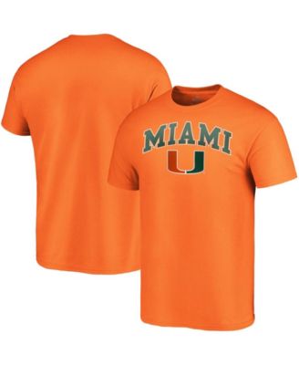 Men's Orange Miami Hurricanes Campus T-shirt