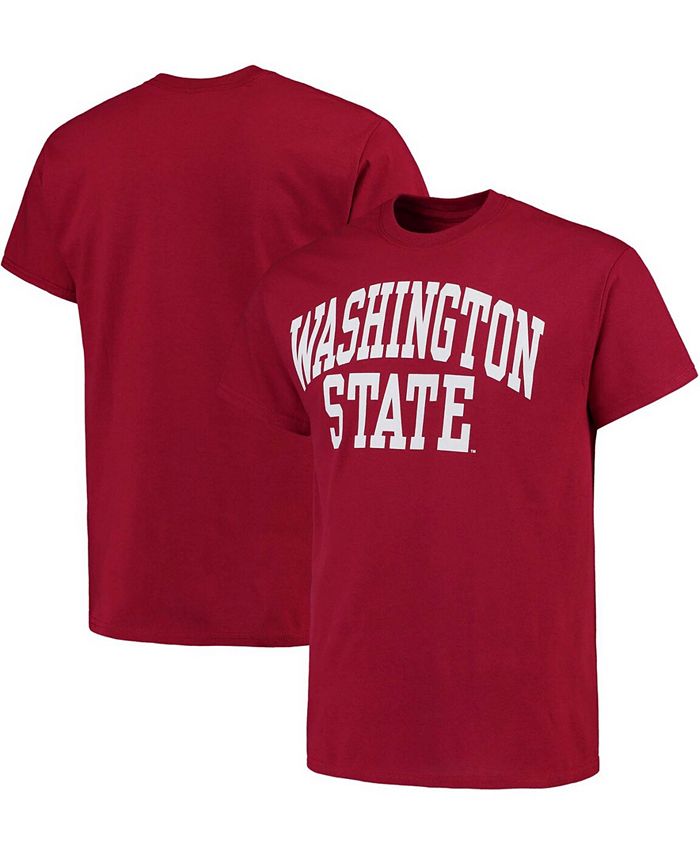 Fanatics Men's Crimson Washington State Cougars Basic Arch Tshirt Macy's
