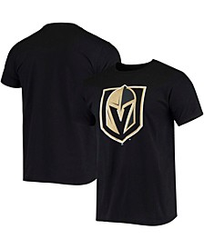 Men's Black Vegas Golden Knights Team Primary Logo T-shirt