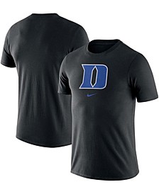 Men's Black Duke Blue Devils Essential Logo T-shirt