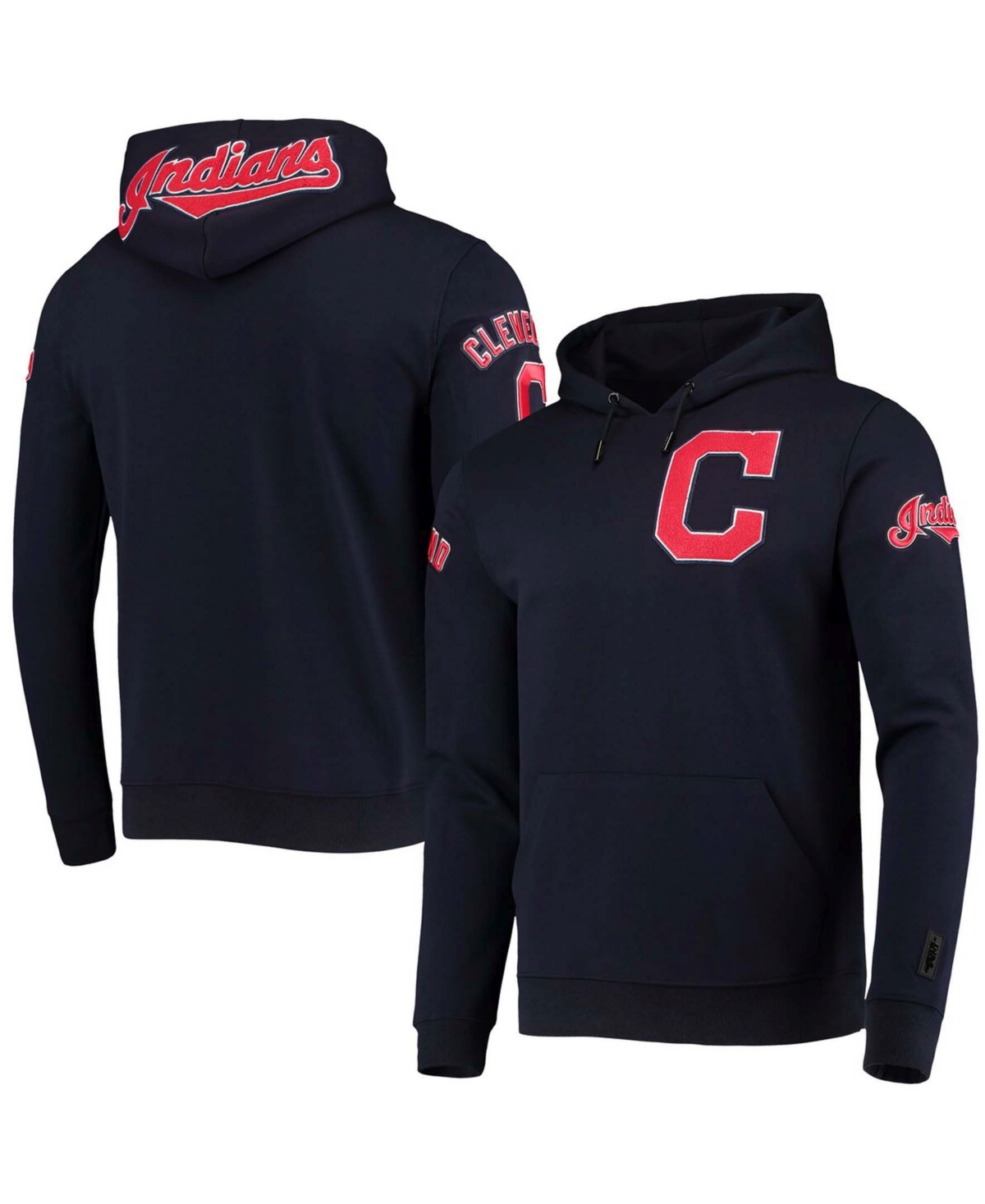 Pro Standard Men's Navy Cleveland Guardians Team Logo Pullover Hoodie