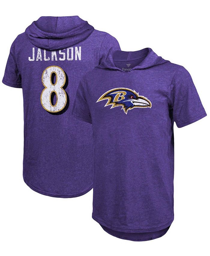 Baltimore Ravens Alternate Name & Number Hoodie - Lamar Jackson - Mens - Big  & Tall