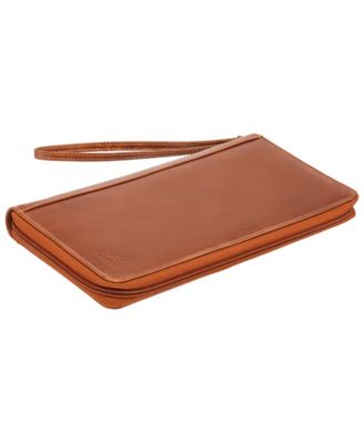 Men's Casablanca Collection Deluxe Zippered Passport and Travel Organizer