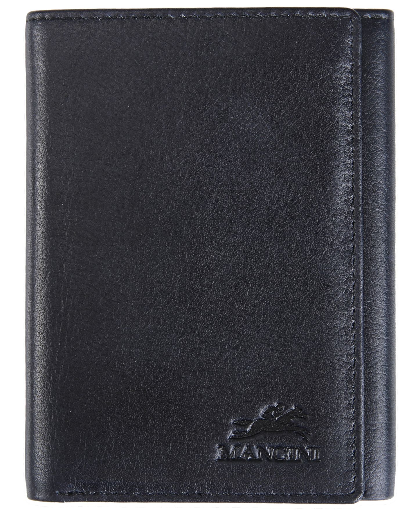 Мужской кошелёк Mancini Bellagio Collection Trifold Wallet, цвет: Чёрный — фото 1