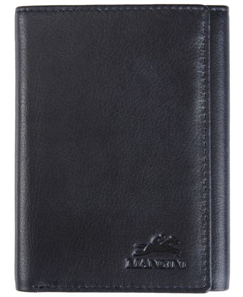 Мужской кошелёк Mancini Bellagio Collection Trifold Wallet, цвет: Чёрный