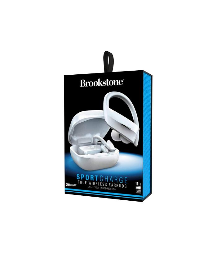Brookstone Sport Charge True Wireless Earbuds Macy's