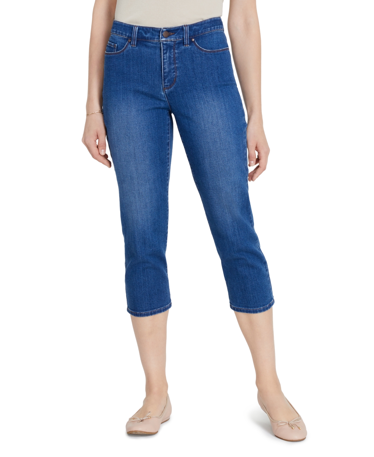 Charter Club Tummy Control Bristol Capri Jeans Created for Macy s